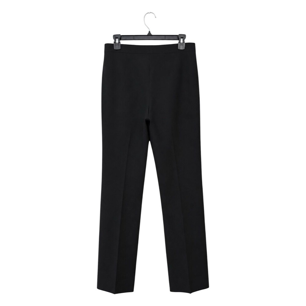 CELINE Wool Blend Straight Leg Tailored Trousers Black EU 40 - Picture 3 of 7